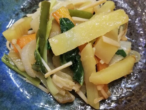 シンプルな野菜炒め